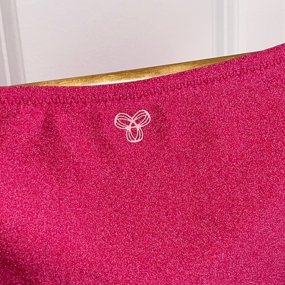 TNA String High-leg Low-rise TOPANGA BRIGHT ROSE VIF Pink Bikini Bottom ONLY Med - Picture 7 of 10